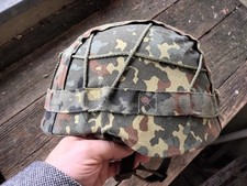 Orig. GEFECHTSHELM - BUNDESWEHR - GRÖßE 55 - 57 KEVLAR KEVLARHELM mit Tarnbezug