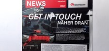 Rosenbauer: "News" Interschutz 2015 (Falt-Prospekt); Juni 2015