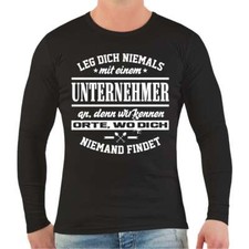 Männer Langarmshirt Leg dich