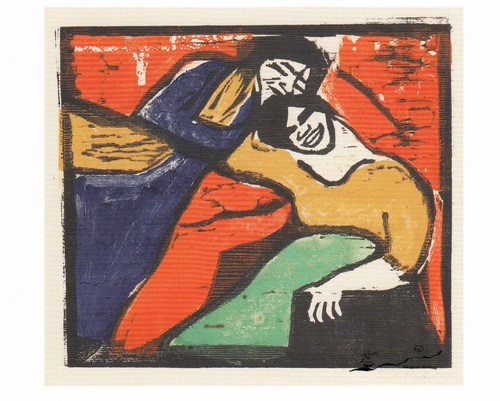 Kunstpostkarte erich heckel - -,