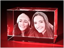 3D Glas Gravur Foto Bild Laser