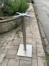 Tischfuß hoch Edelstahl / für langen Tisch auch 2 Füße möglich / guter Zustand