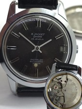 Vintage R. JAQUET Black Dial