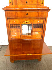 Biedermeier Aufsatzsekretär in Esche um 1820