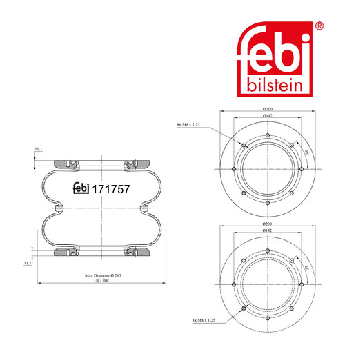 Febi bilstein luftfederbalg - bilstein,