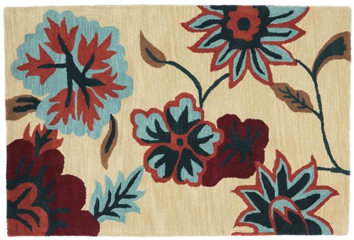 Wollteppich blüte - wollteppich,