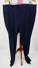 Hugo Boss Hose Gr.27 100% Schurwolle Dunkel Royal Blau Black Label NEU ohne Etik