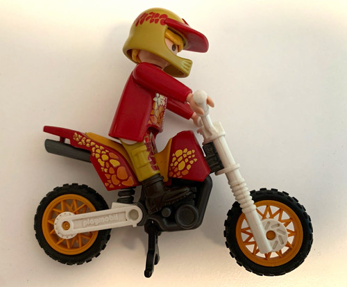 Playmobil motorrad mit - motorrad,