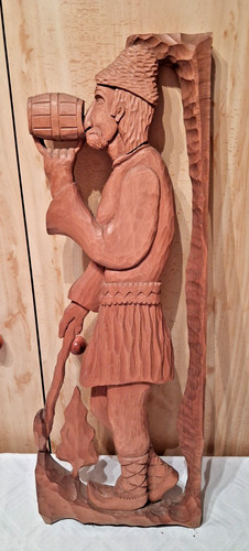 Große holzfigur - große,