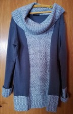 Strickkleid, Schalkragen, Gr