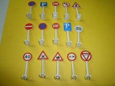 Lego - 15 Stück  Verkehrsschilder  -  80er Jahre  ?? (33)