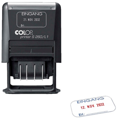 Colop datumstempel mit text - colop,