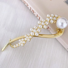 Haarspange Schwarz und Silber