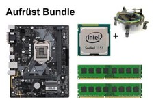 Bundle ASUS Prime H310M + Intel Core i3 i5 i7 CPU + 4GB bis 32GB RAM wählbar