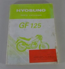 Spare Parts Catalog / Parts List Hyosung GF 125 from 04/1998