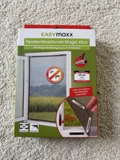 easymaxx Fenster-Moskitonetz „Magic Klick“ – Insektenschutz zum Klemmen