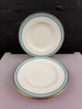 3 Royal Crown Derby Fifth Avenue A.1265 Speiseteller 27 cm breit Set