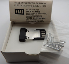 ELAC TAS 8 Headshell mit Kabeln - ELAC Miracord 46, PC 810, PC 820  - NOS in OVP
