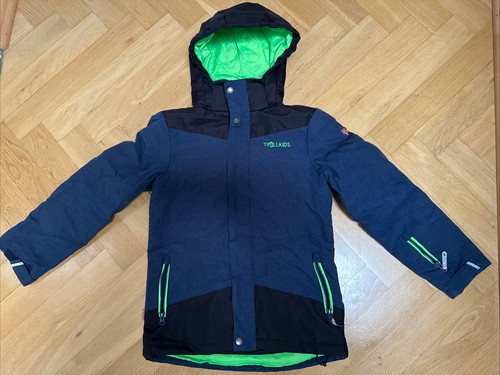 Blaue skijacke trollkids - skijacke,