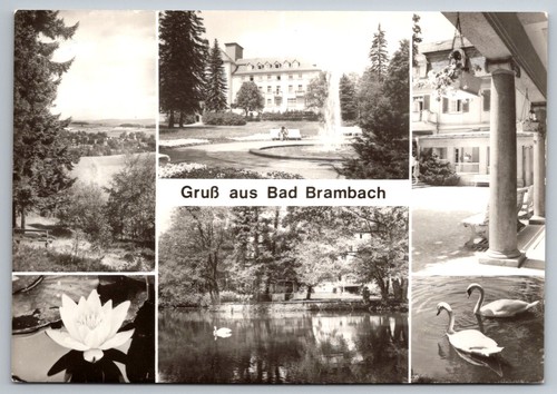 Postkarte bad brambach - postkarte,