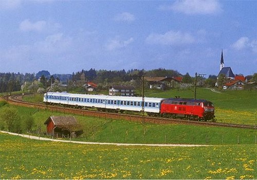 Diesel lok 218 307 - 218,