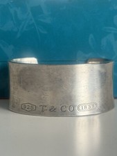 2001 Tiffany & Co .925 Sterlingsilber breite Manschettenarmband