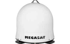 Megasat Campingman Portable Eco Sat-Antenne weiß, Campingzubehör Outdoor; B-Ware