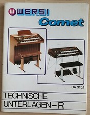 Wersi Technische Unterlagen Comet, BA 315.1