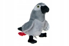 Plüschtier Papagei Grau 18cm
