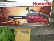 Neue NOS Motorsäge Homelite i4550b mit 45 cm Schwert im Karton  Kettensäge