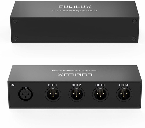 Wege xlr splitter - 4-wege, passiv