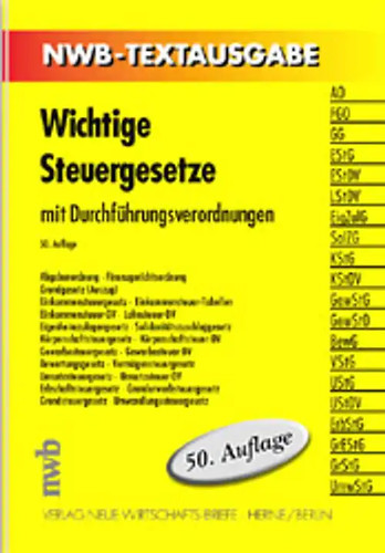 Wichtige steuergesetze - wichtige,