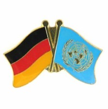 Freundschaftspin UNO Pin Fahne
