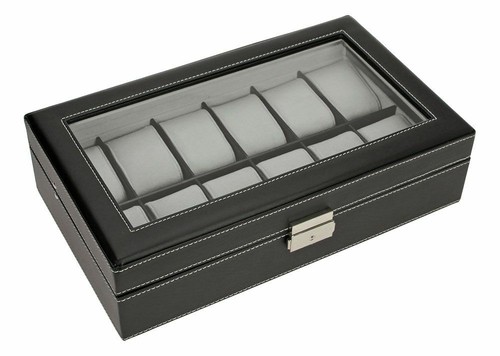 Safe uhrenkoffer schwarz - uhrenkoffer, für