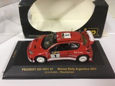 1/43 ixo, Peugeot 206 WRC, #1 Grönholm, 1. Rallye Argentinien 2003