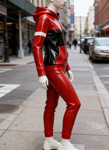 Pure latex catsuit rubber - pure,