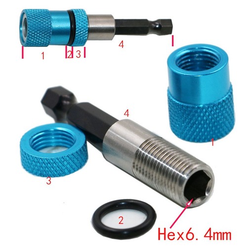 1xhex schaft magnetisch - schaft,