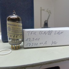 1x Telefunken  E88CC <> CCA  LABOR NOS/ testet Ulm Stamp Röhre Tube Tube NOS 
