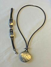 Pierre Lang Armband Silber Motiv Pferde, mit Glitzersteinen + Kette mit Anhänger