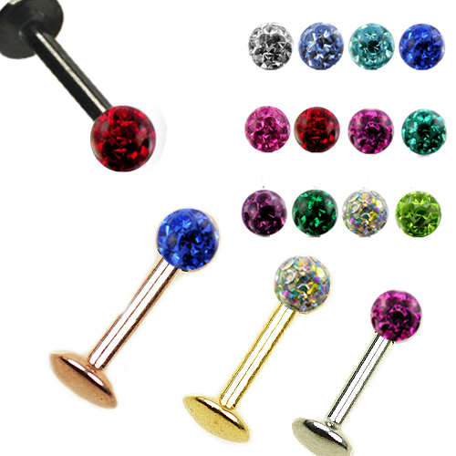2mm piercing labret 4mm - piercing,