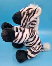 Douglas Zebra Liegend 22 cm Plüsch Stofftier Schwarz/Braun Weiß Gestreift