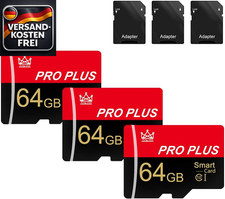 3er-Pack Speicherkarte 64GB