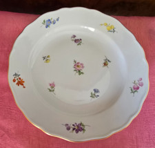 Meissen Streublümchen + Goldrand 1 Kuchenteller D 20 cm   1.Wahl