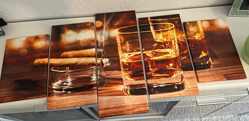 Teiliges wandbild - 5-teiliges,