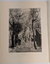 Photogravüre: Die Seilbahn, Max Liebermann, Grafik, 1917, Cassierer, Carl Sabo