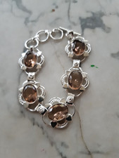 wunderschönes morganit armband sterlingsilber