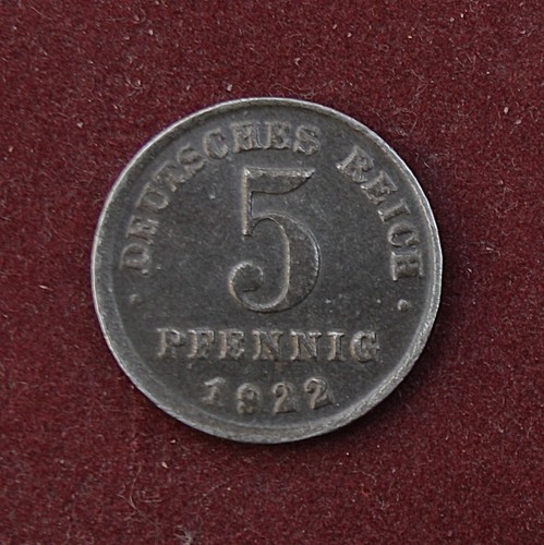 Deutsches reich pfennig - deutsches, 5