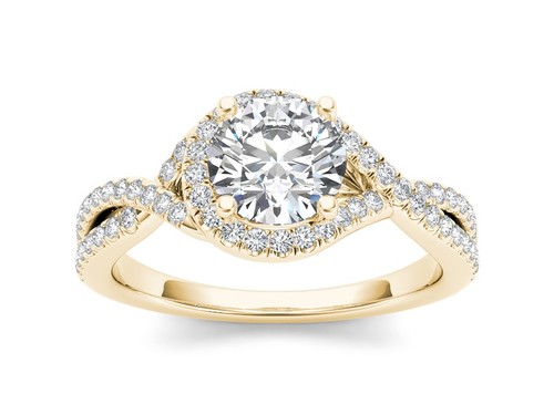 Echter 14k gelbgold - echter, 3ct