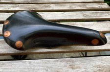 1980er BROOKS PROFESSIONAL Leder Sattel Kupfernieten NEUWERTIG