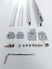 IKEA KVARTAL Set Laufleiste Schiene Paneelwagen Beschwerung 60 cm Alu Silber OVP